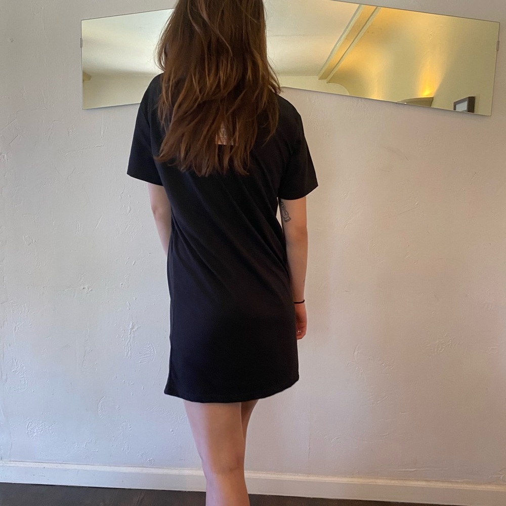 NWT Missguided | black basic T-shirt dress